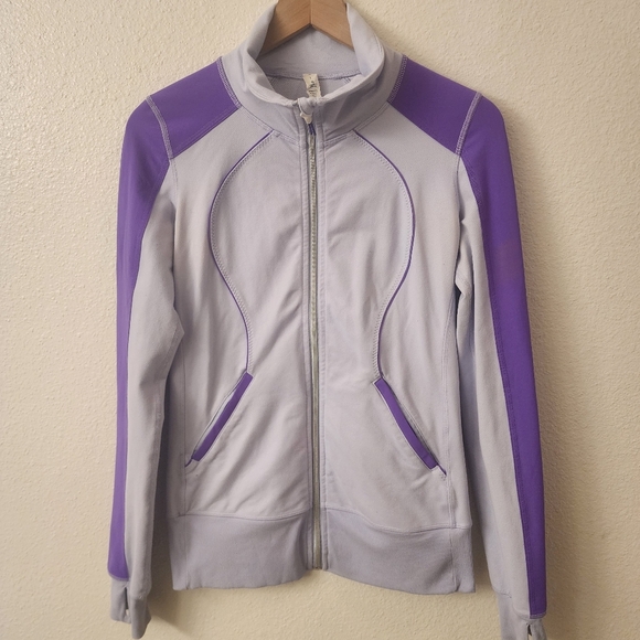 Lululemon Athletica Contempo Jacket Cool Breeze Purple Lavender Womens Size 6 - Picture 1 of 11